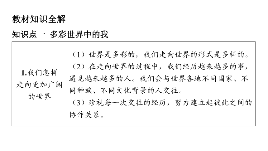 （核心素养目标）5.1 走向世界大舞台  学案课件(共18张PPT) 2023-2024学年道德与法治统编版九年级下册