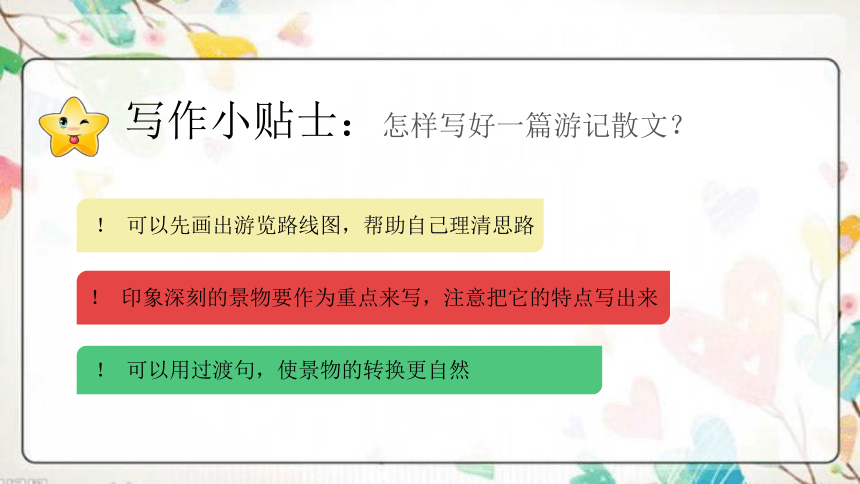 统编版四年级语文下册第五单元    习作：游____   课件(共26张PPT)