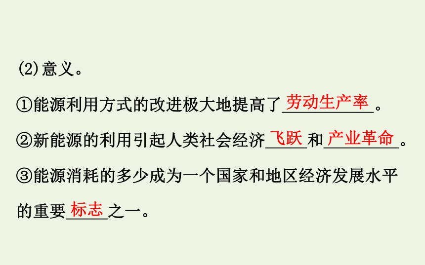 高中物理第四章机械能和能源6能源的开发与利用课件 68张PPT