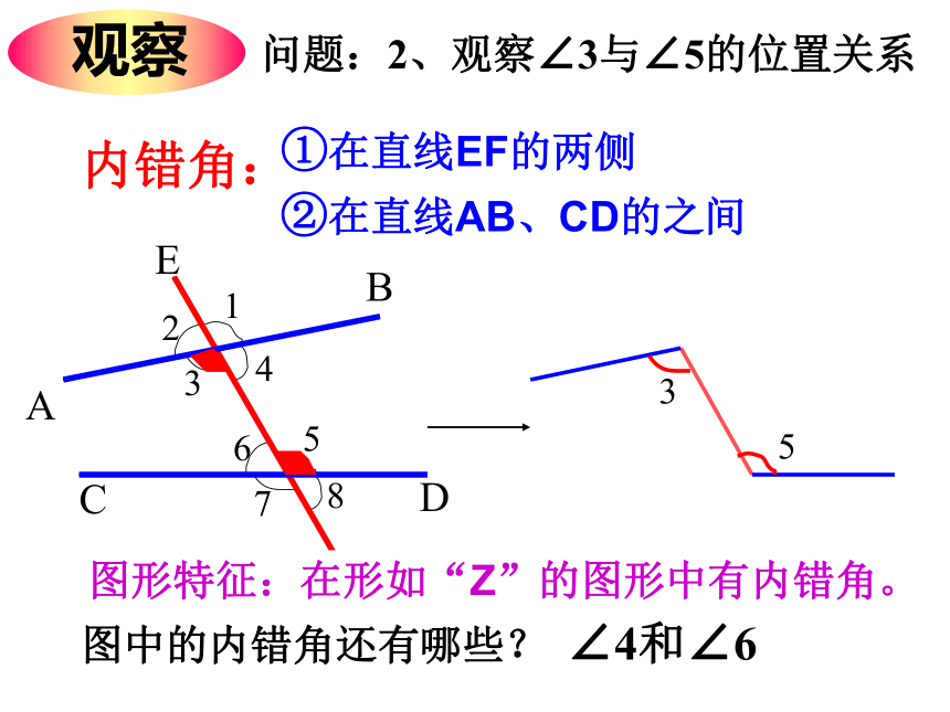 浙教版七年级数学下册1.2同位角 内错角 同旁内角课件（23张PPT）