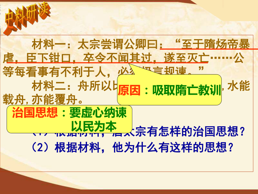 人教部编版七年级历史下册第2课 从“贞观之治”到“开元盛世”课件(共35张PPT)