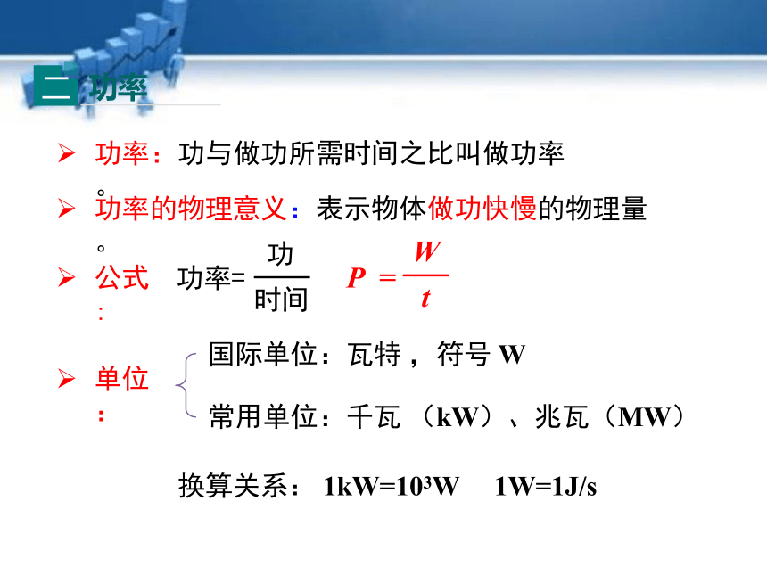 北师大版物理八年级下册第九章第四节9.4 功率  课件（28张ppt)