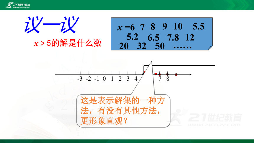 2.3《不等式的解集》课件（共18张PPT）