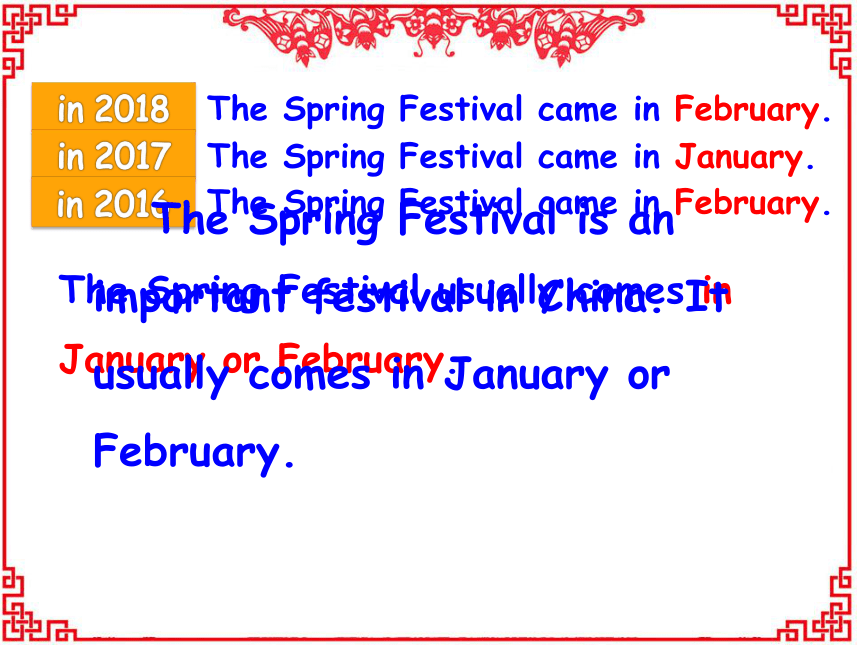 Module 4 Unit 2 Unit 2 Festivals in china（The Spring Festival）课件（28张）