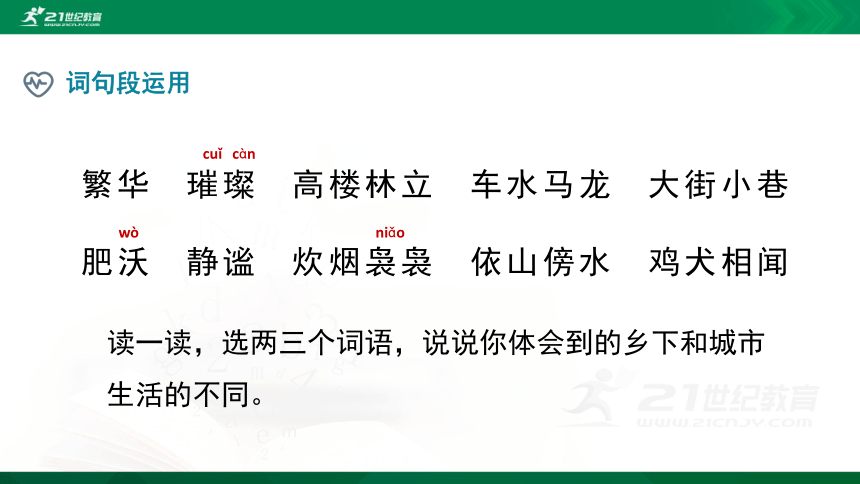 语文统编四下第1单元语文园地一精品课件（共22张PPT）