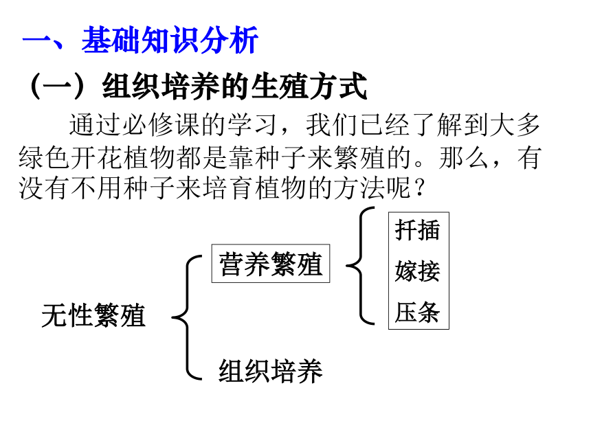 浙科版高中生物选修1第4部分试验11植物的组织培养（共25张PPT）