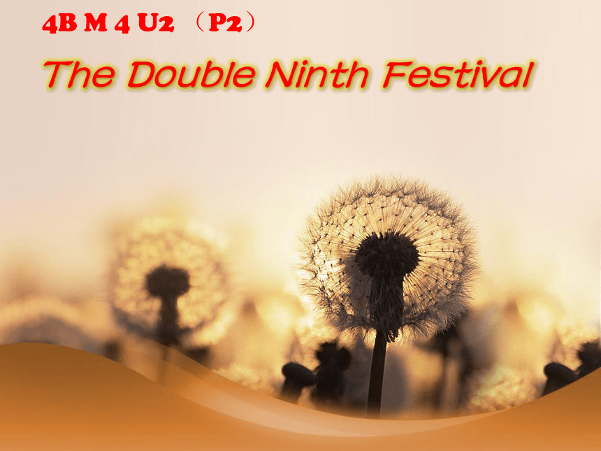 Module 4 Unit 2 Unit 2 Period 2（The Double Ninth Festival ）课件（30张PPT，内嵌1视频）