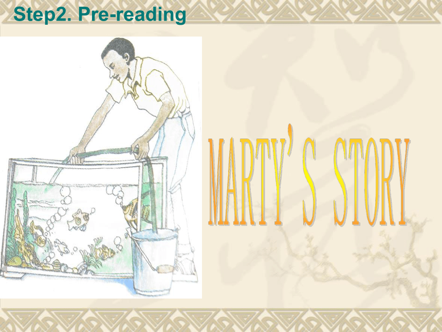 人教高中英语选修七Unit1 Living well Marty story课件（共20张PPT）