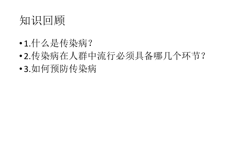 人教生物八年级下册第8单元第1章科学·技术·社会 人类与传染病的斗争课件（共21张PPT）