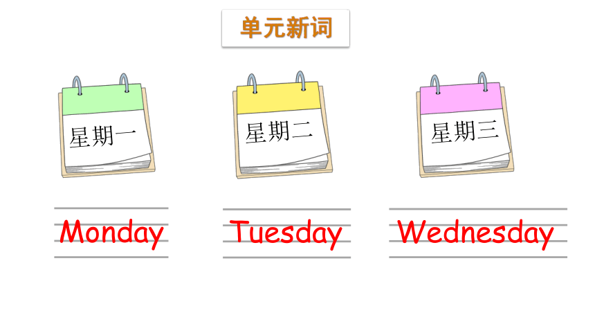 Module 3  Days of the week Unit 5  What day is it today 第一课时课件（21张PPT)
