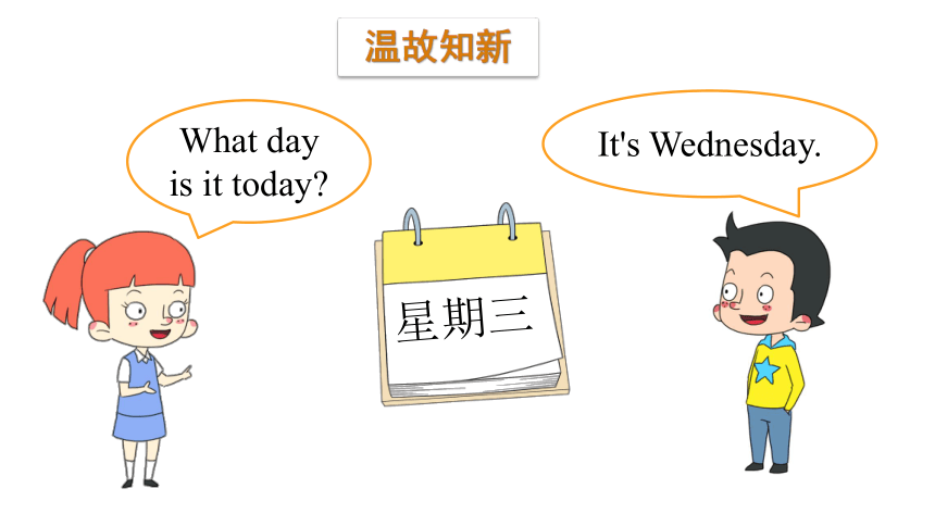 Module 3  Days of the week Unit 5 What day is it today 第二课时课件（19张PPT)