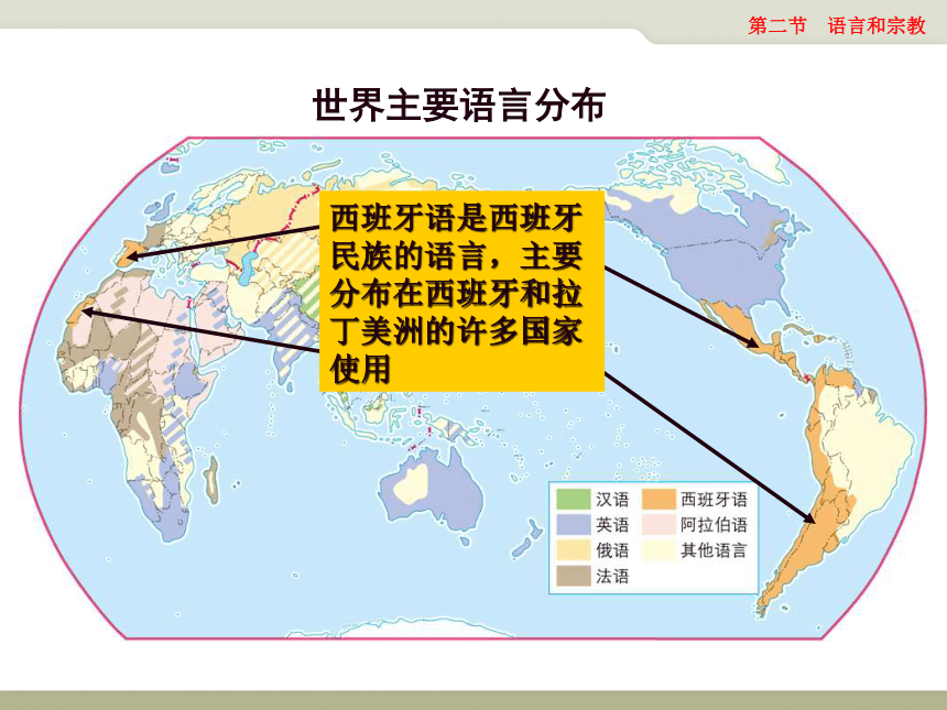 中图地理八年级上册3.2-语言和宗教(共44张PPT)