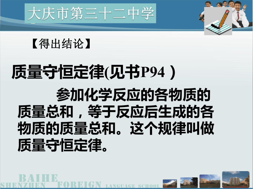 课题1 质量守恒定律 课件（22张PPT）