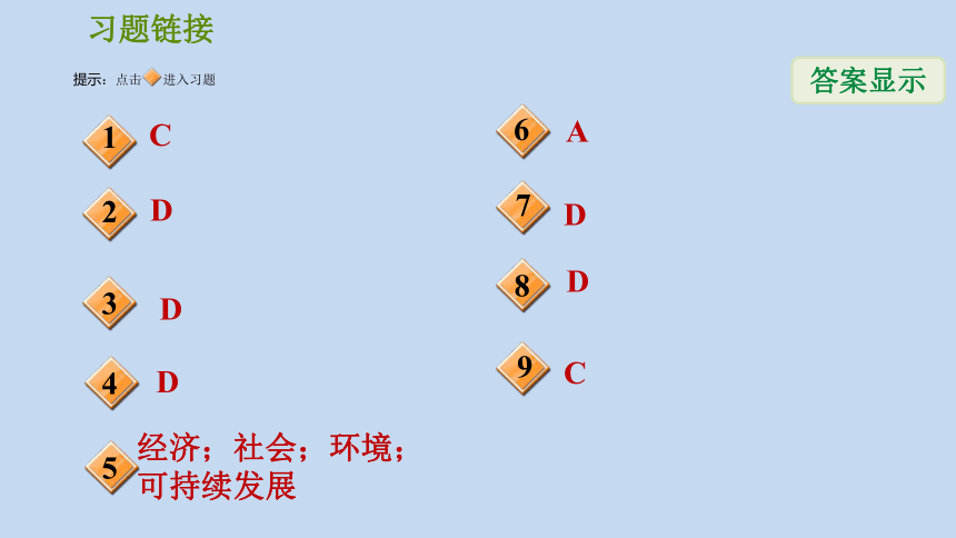 生物圈习题（课件 PPT19张）