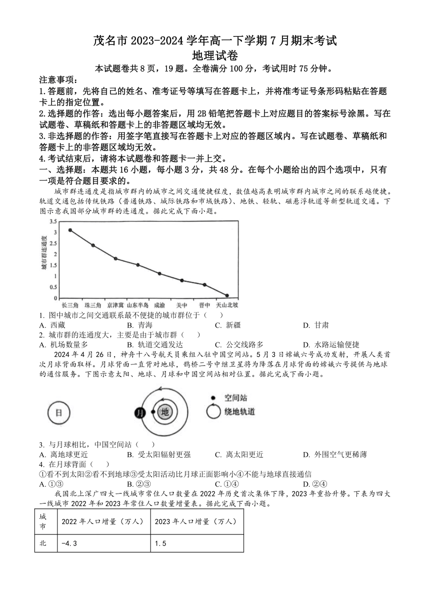 高中地理