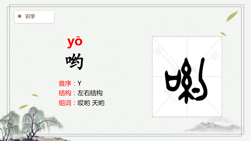 珍珠鸟生字图片