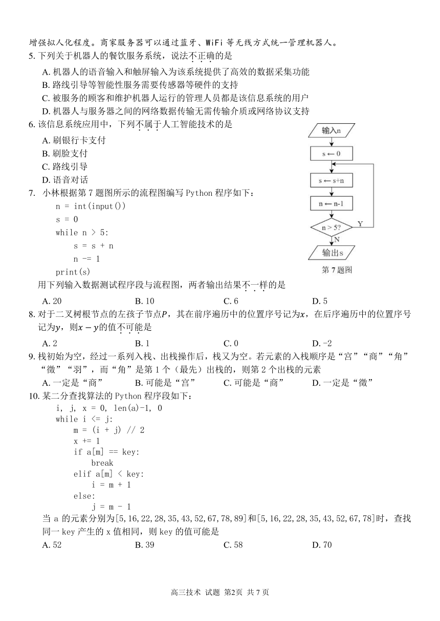 高中信息技术