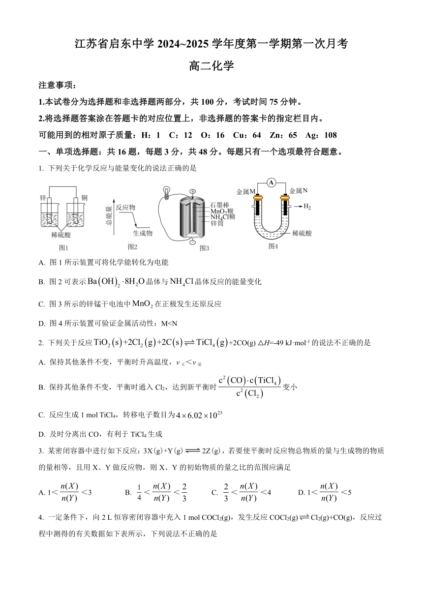 高中化学