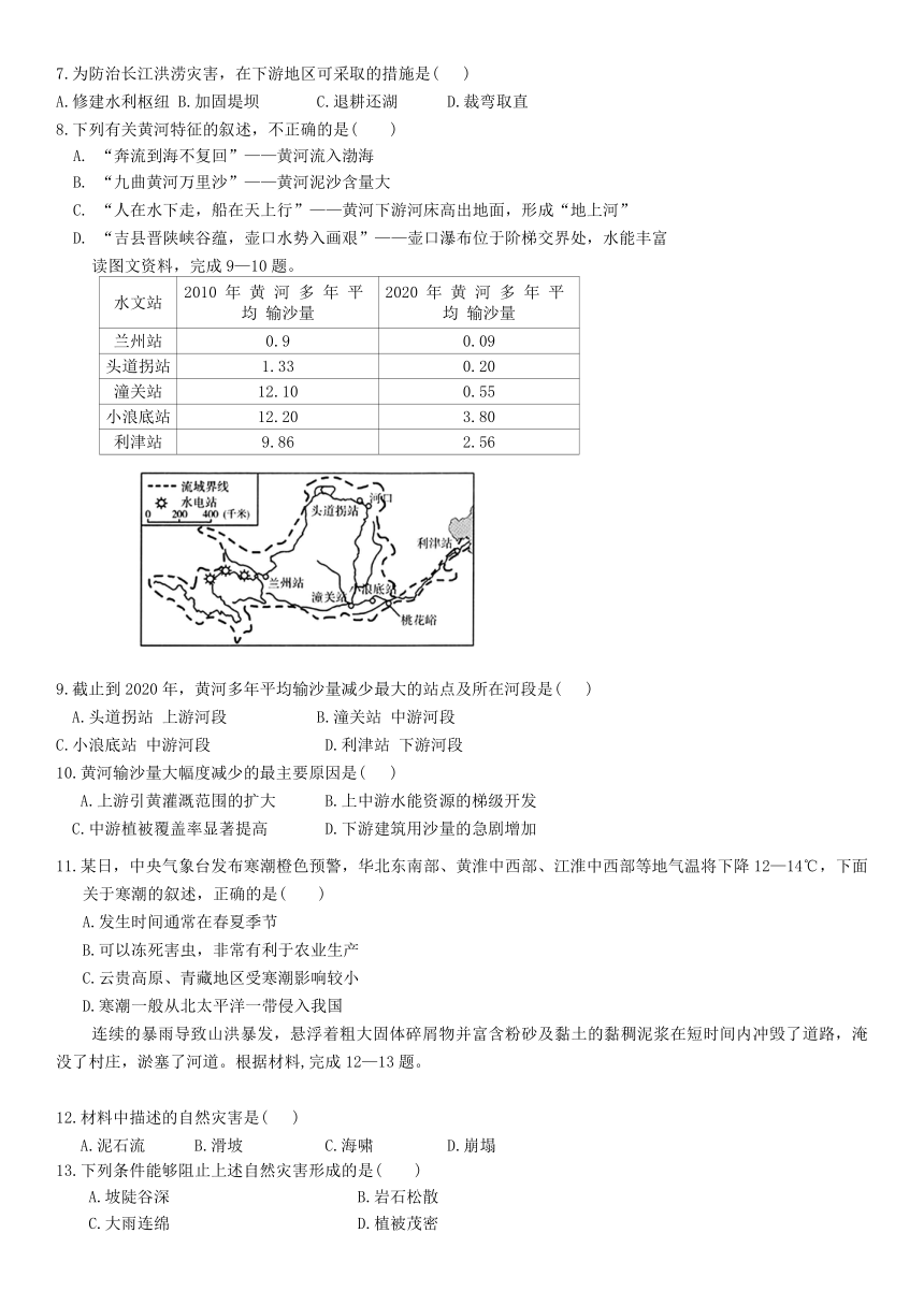 初中地理