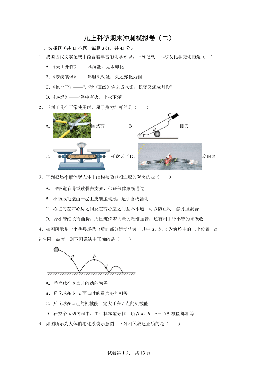 初中科学