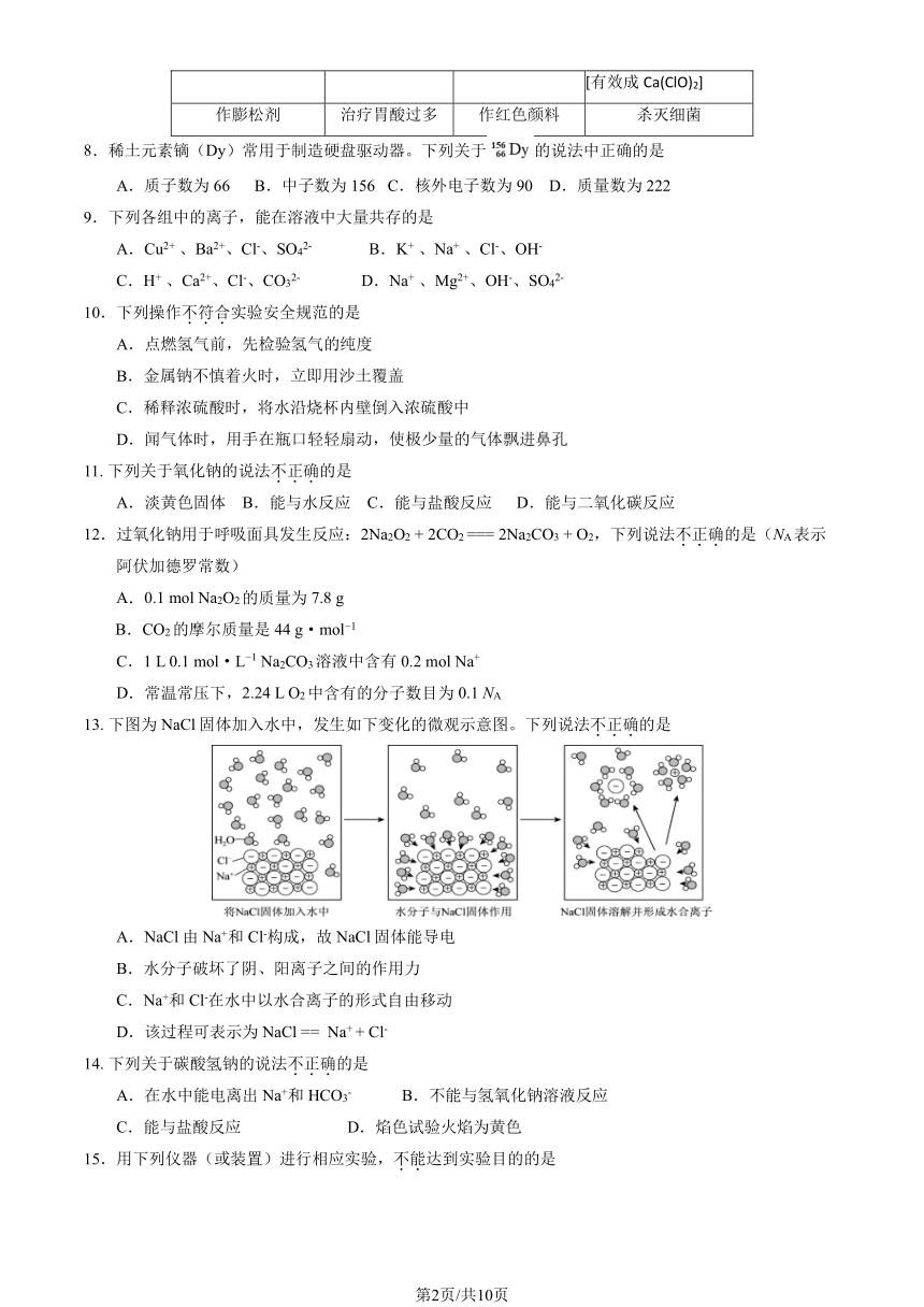 高中化学