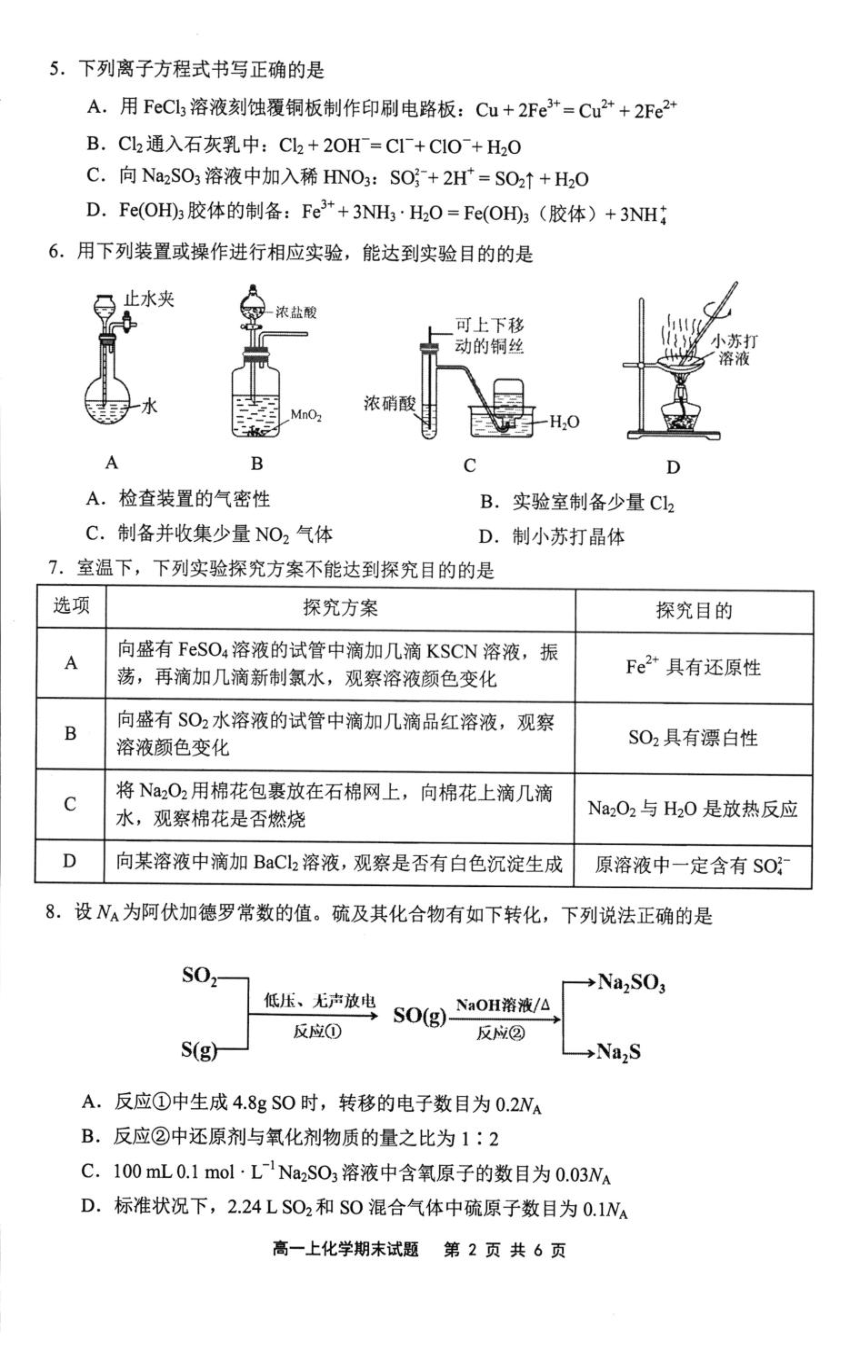 高中化学