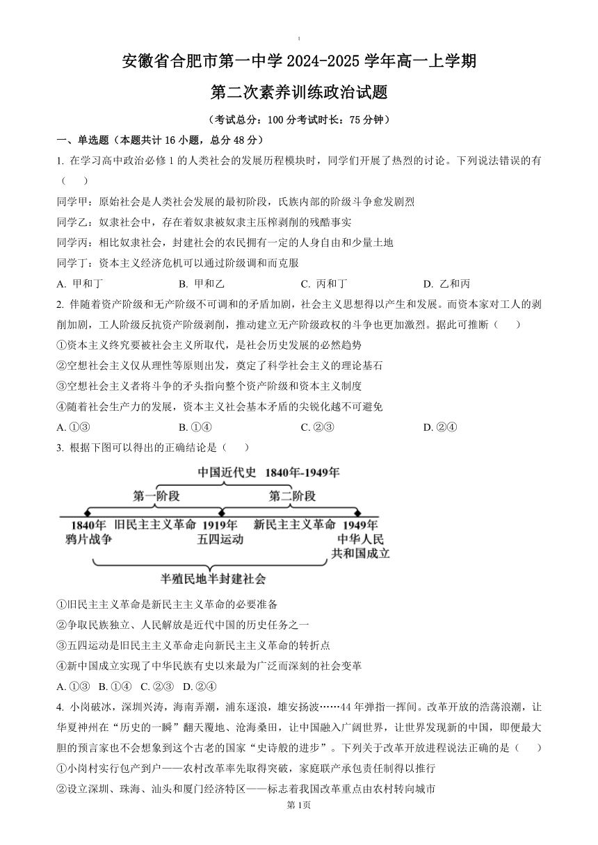 高中思想政治