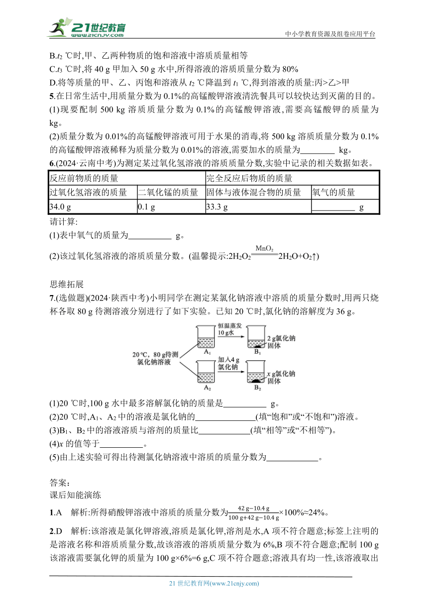 初中化学