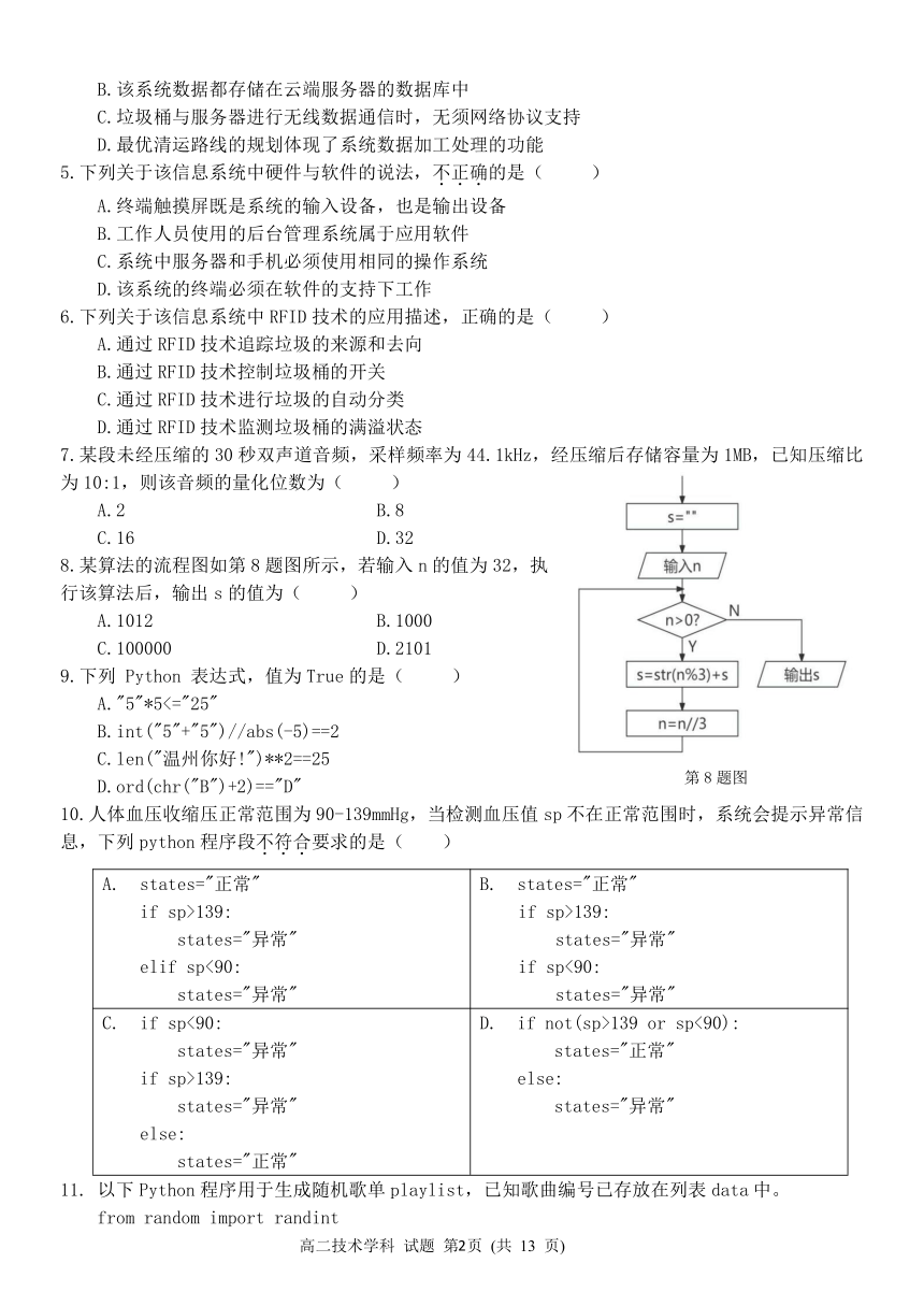 高中信息技术