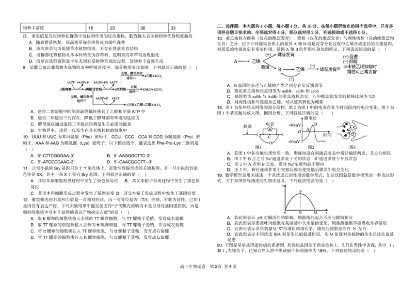 高中生物