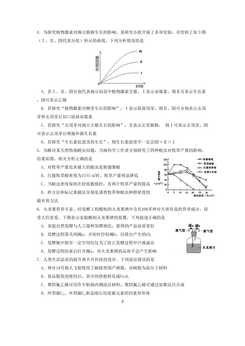 高中文理综