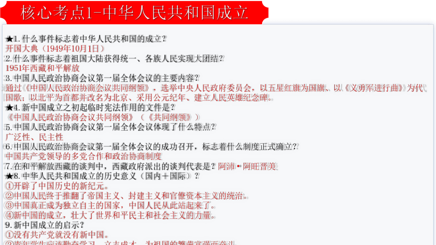 初中历史