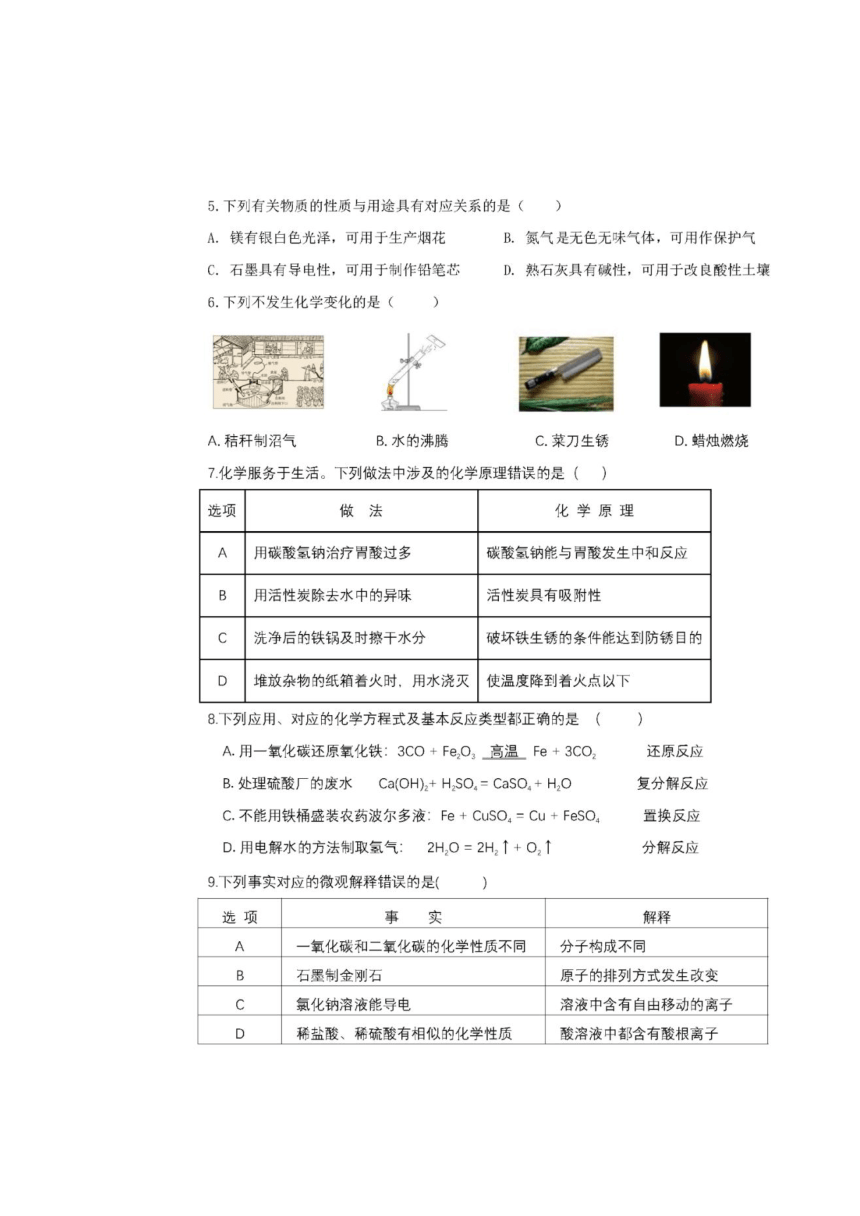 初中文理综