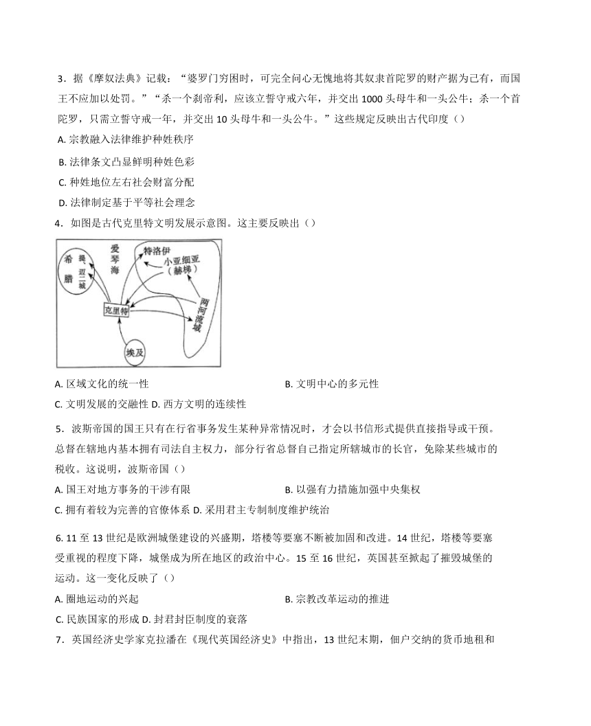 高中历史