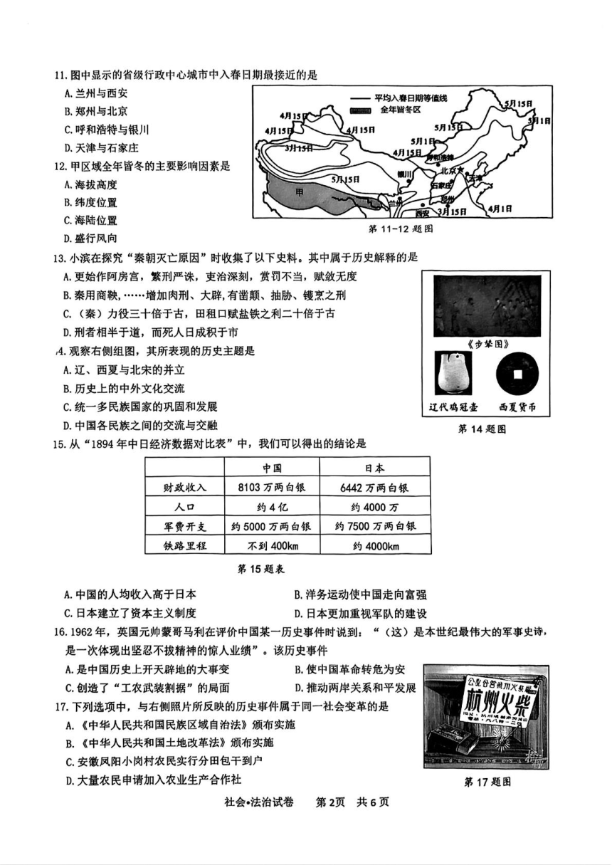 初中社会思品