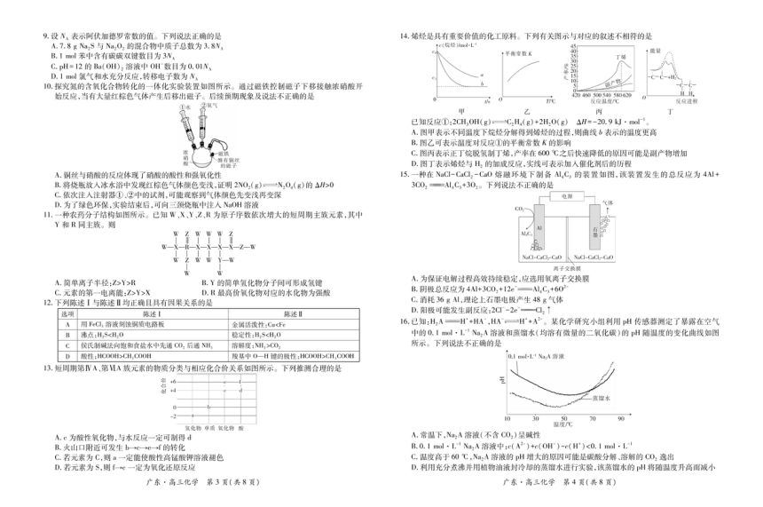 高中化学
