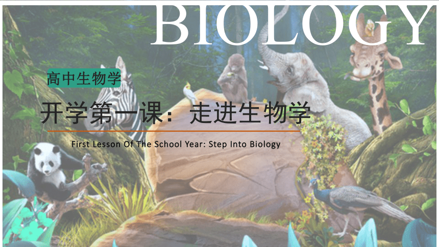 开学第一课_走进生物学  课件（共19张）-2025-2026学年下学期高一生物（人教版）必修1