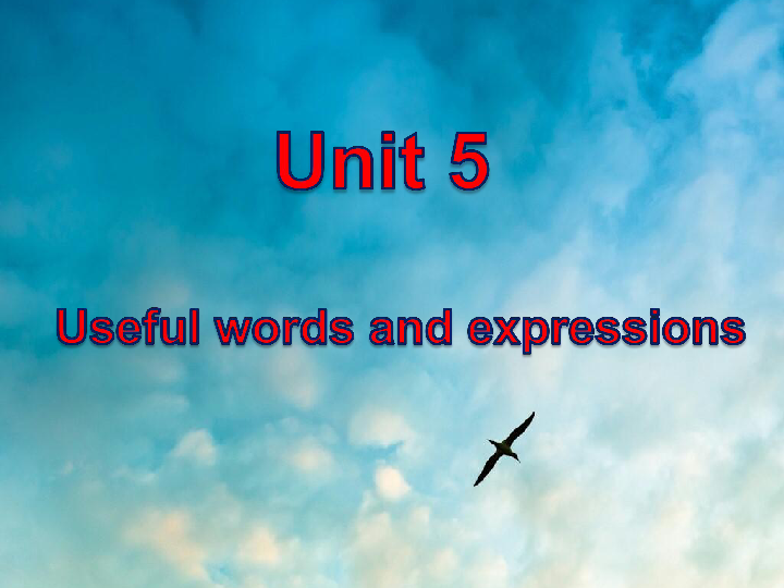 Unit 5 The power of nature Useful words and expressions 课件（共44张PPT）