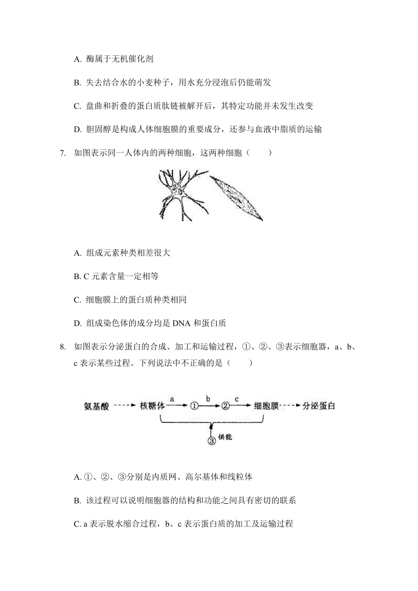 云南民族大学附属中学2017-2018学年高二12月月考生物试题