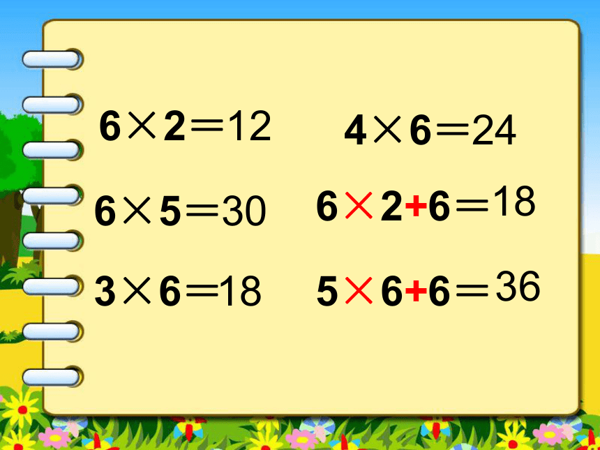 （苏教版）二年级数学上册课件 6的乘法口诀 1