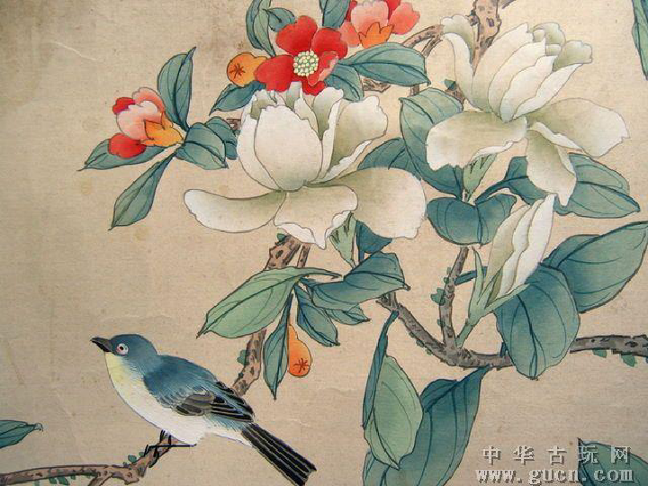 美术七年级下桂美版3 中国花鸟画——花卉、禽鸟 课件（20张幻灯片）