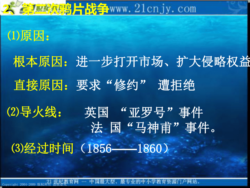 2010届高考历史专题复习精品系列35：《近代中国反侵略、求民主的潮流》