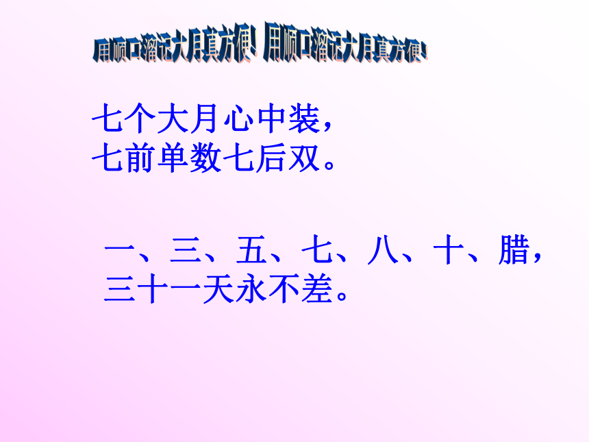 西师版三年级上册数学课件  6.1 年、月、日（18张PPT）