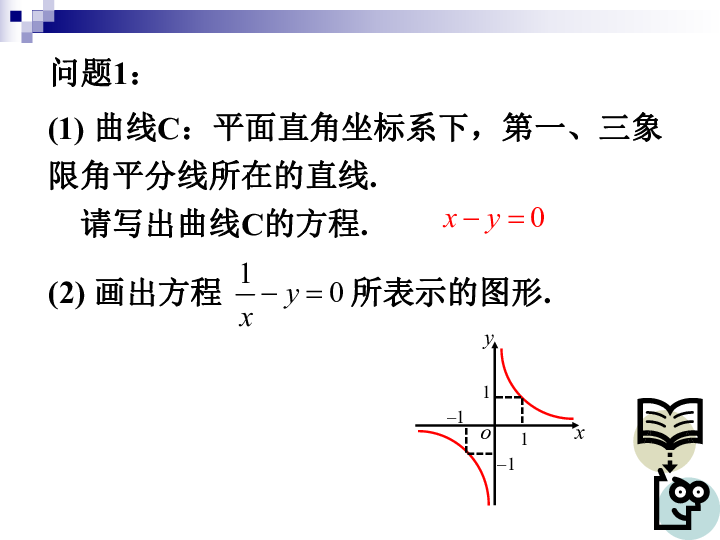 沪教版高中数学高二下册第十二章12.1.1 曲线和方程 课件(共17张PPT)