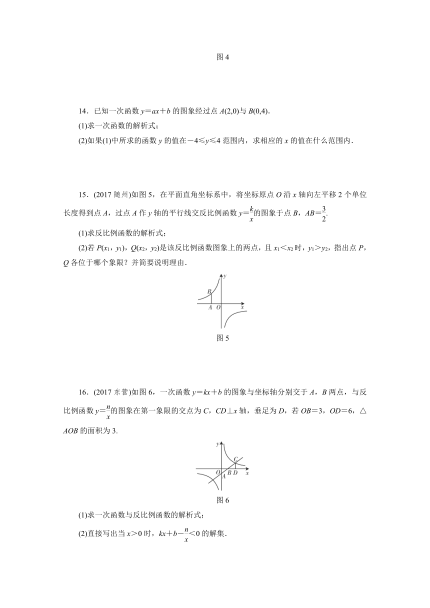 2018年江西省中考数学《第三单元函数》总复习检测卷含解析