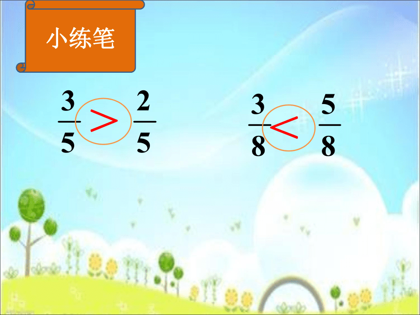 小学数学浙教版三年级下册4.24分数的简单计算（二）课件 (2)