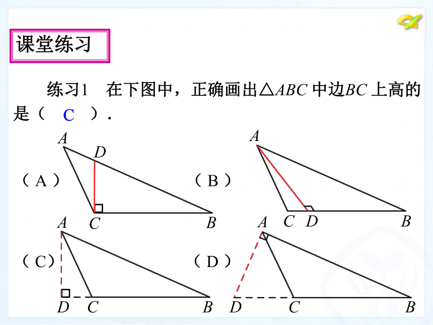 11.1 与三角形有关的线段 （第2课时）