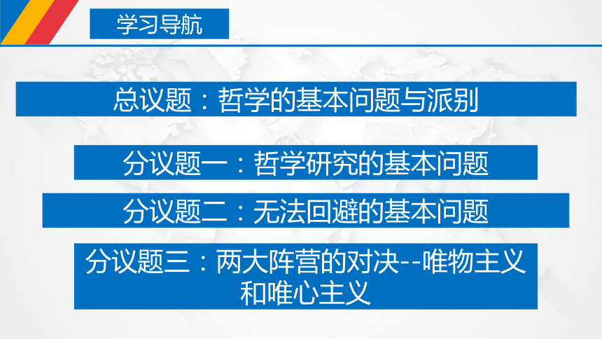 2021-2022学年统编版高中政治必修四 哲学与文化 1.2哲学的基本问题-课件 （27张PPT)