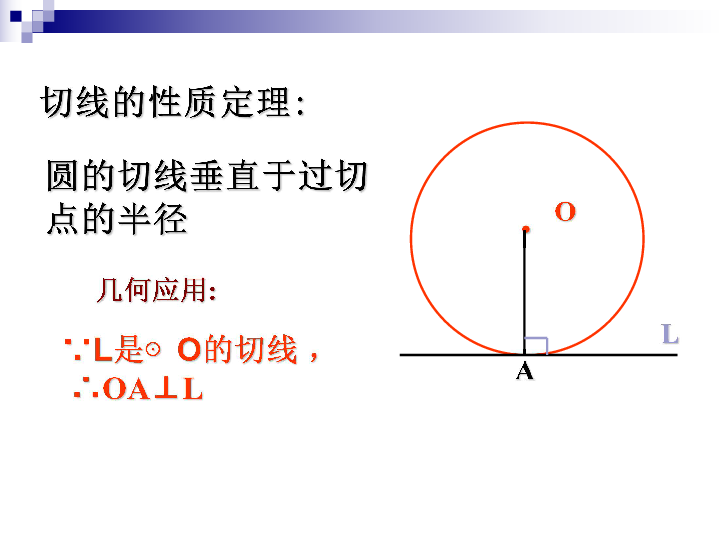 【同步课件】2015年春九年级数学下册(北师大版):37切线长定理