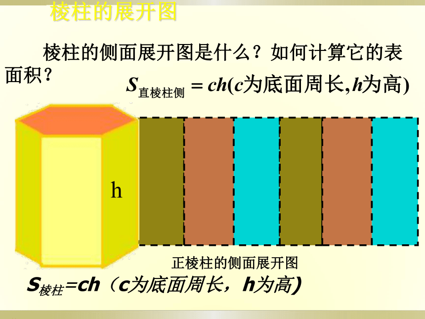 1.3.1 柱体、锥体、台体的表面积与体积29张PPT